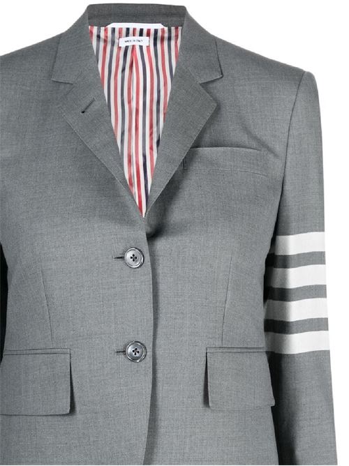 Grey wool signature 4-Bar JACKET THOM BROWNE | FBC010V06146035